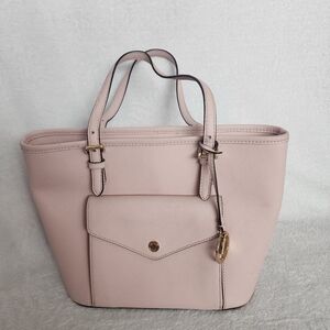 Michael Kors Chic Medium Light Pink Tote with Gold Details